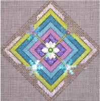 Bejeweled Bargello Ornament #7