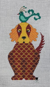 Bird on Red Retriever