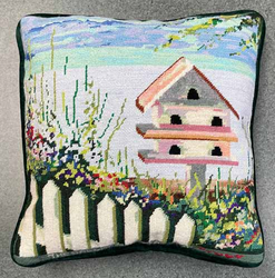 Birdhouse Pillow