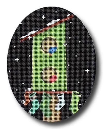 Birdhouse with Stockings