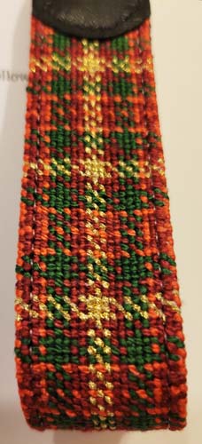 Birthday Plaid Key Fob