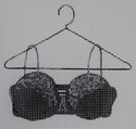 Black and Purple Bra
