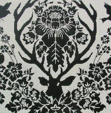 Black Antler Damask
