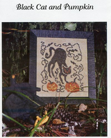 Black Cat and Pumpkin