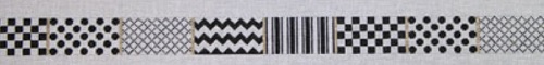 Black and White Graphics Belt