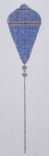 Blue and Copper Hatpin