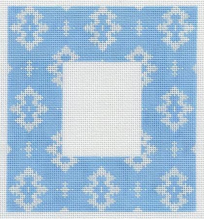 Blue and White Frame