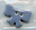 Blue Bow Button