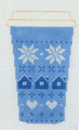 Blue Fair Isle Cup