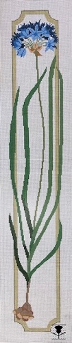 Blue Flower Bellpull