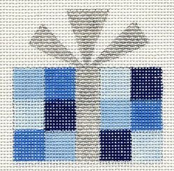 Blue Gift Wrapped Package