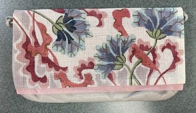 Blue and Rose Pre-made Purse