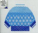 Blue Snowflake Sweater