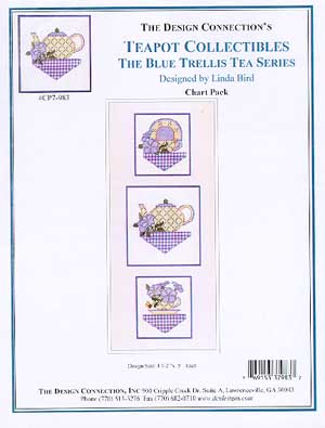 Blue Trellis Teapot Collectibles