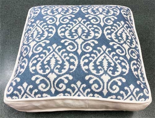 Blue and White Ikat