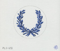 Blue Wreath Ornament