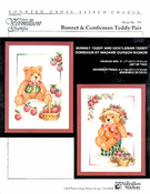 Bonnet & Gentleman Teddy Pair