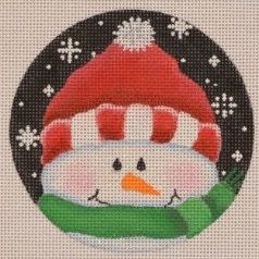 Brrr..Snowman in Red and Green