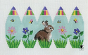 Bunny in Flowers 3d Egg