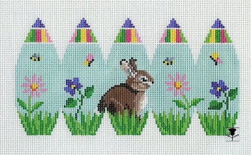 Bunny in Flowers 3d Egg