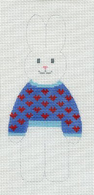 Bunny In Heart Sweater