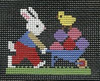 Bunny With Egg Wagon