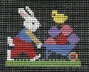 Bunny With Egg Wagon
