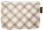 Burlap Mini Plaid Bag