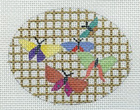 Butterflies Oval