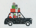 London Cab w/ Santa and Gifts