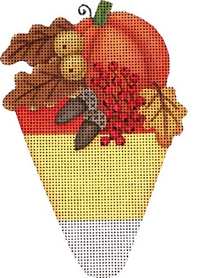 Candy Corn with Pumpkin
