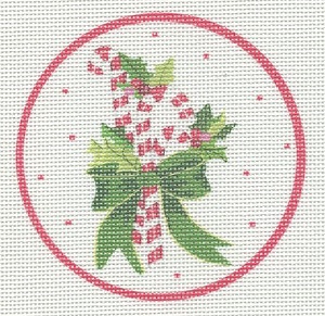 CandyCanes with Green Bow