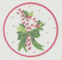 CandyCanes with Green Bow