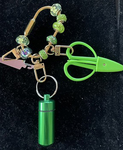 Carabiner Charms w/ Tools Green