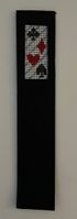 Card Suites Ultra-Suede Bookmark
