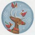 Cardinal and Reindeer