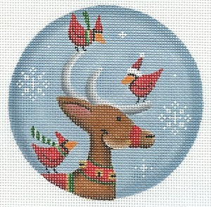 Cardinal and Reindeer