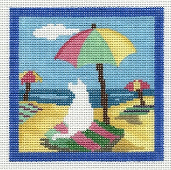 Cat at the Beach