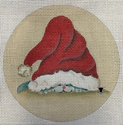 Cat Under Santa Hat