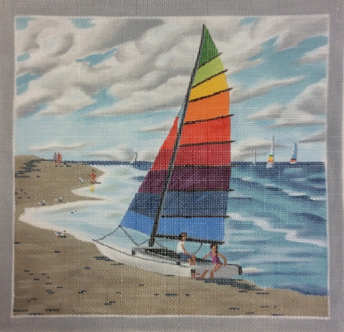Catamaran and Beach