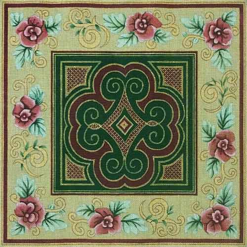 Celtic Floral Square