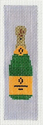 Champagne Bottle on Grey