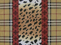 Cheetah and Damask Plaid