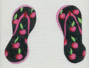 Cherries Flip Flops