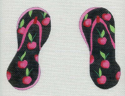 Cherries Flip Flops
