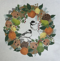 Chickadee Wreath