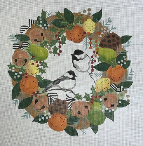 Chickadee Wreath