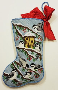 Chickadees Midi-Stocking