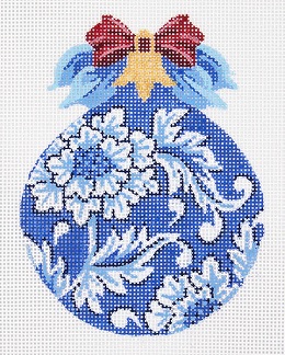 China Blue Floral Ball