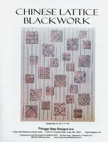 Chinese Lattice Blackwork